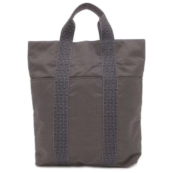 Hermes Yale Line Cabas Canvas Tote Bag - Picture 1 of 10